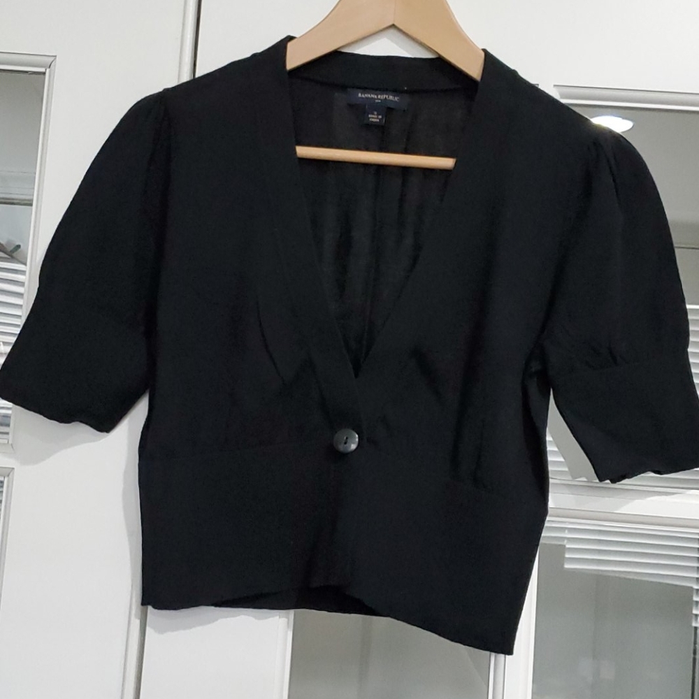 Banana Republic Black Shrug